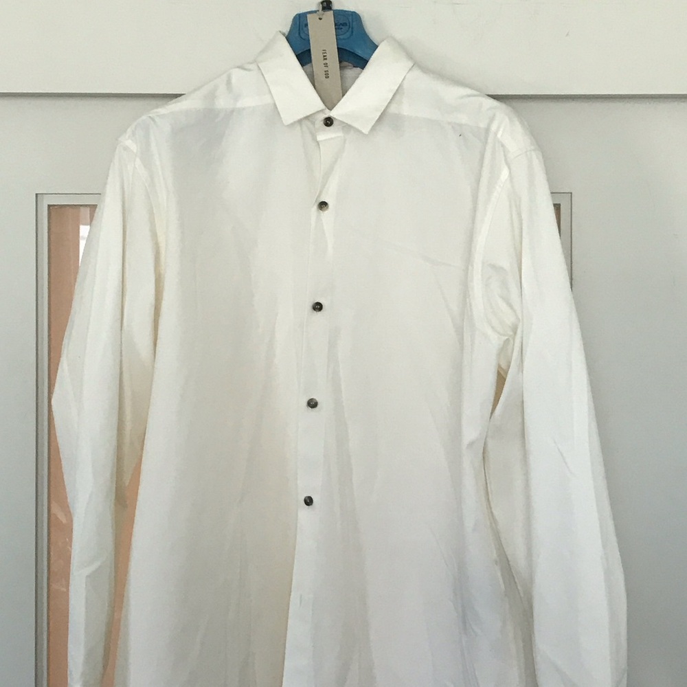 Fear of God Ivory Dress Shirt